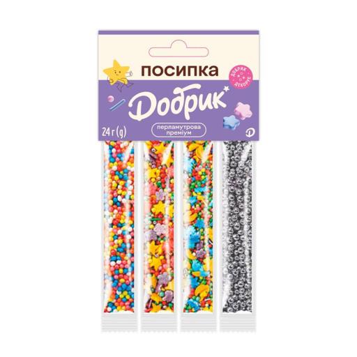 Посипка кондитерська ПЕРЛАМУТРОВА Преміум, 24г