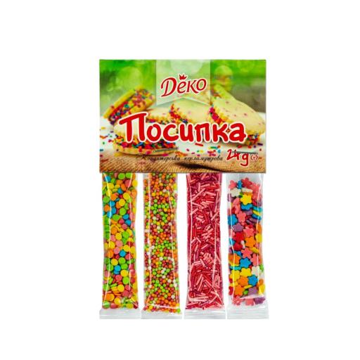 Посыпка кондитерская ПЕРЛАМУТРОВАЯ 24г ТМ Деко