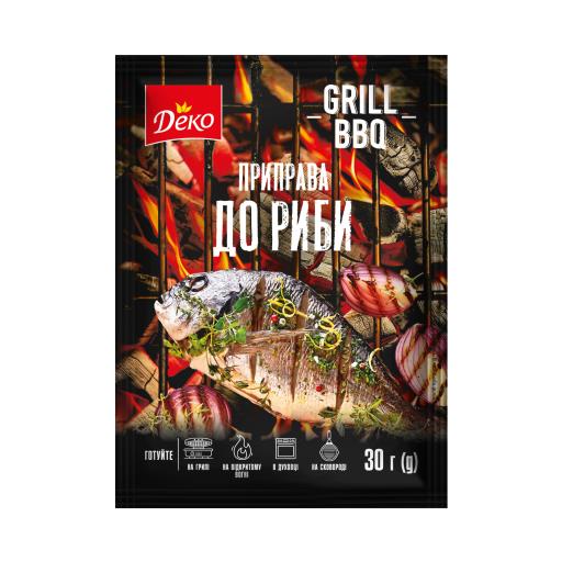 Приправа к рыбе GRILL BBQ 30г ТМ Деко
