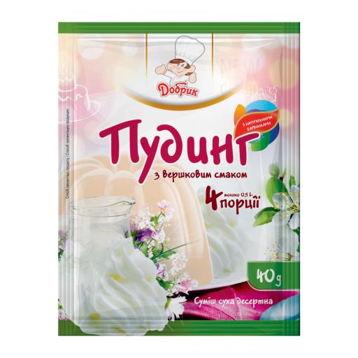 Пудинг з вершковим смаком Добрик 40г