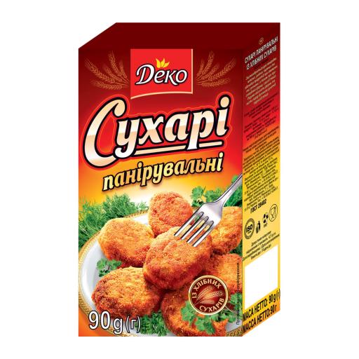 Сухарі панірувальні 90г Деко