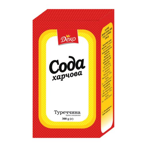 Сода пищевая 300г Деко