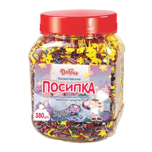 Посыпка "Ассорти" в ПЭТ-банке 380г
