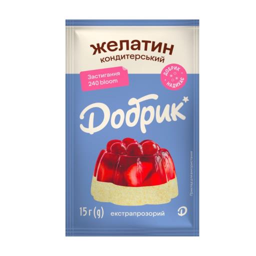 Желатин харчовий 15г ТМ Добрик