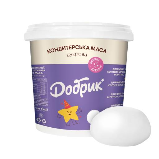 Мастика 1кг (белая) ТМ Добрик