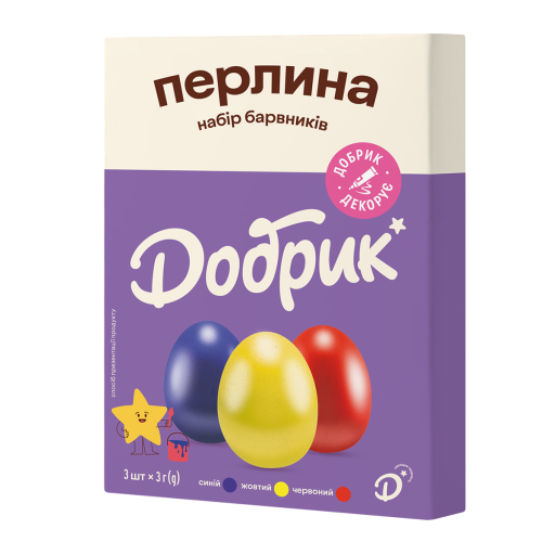 Набір барвників "Перлина" (желеподібний) ТМ Добрик