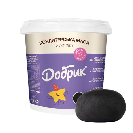 Мастика 1кг (чорна) ТМ Добрик