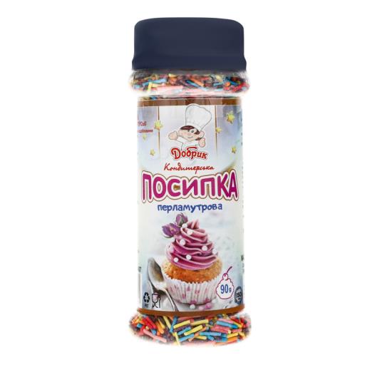Посипка кондитерська перламутрова в пет-банці 90г
