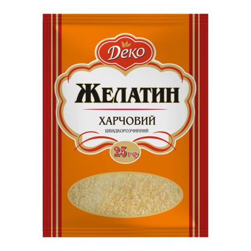 Желатин 25г ТМ Деко