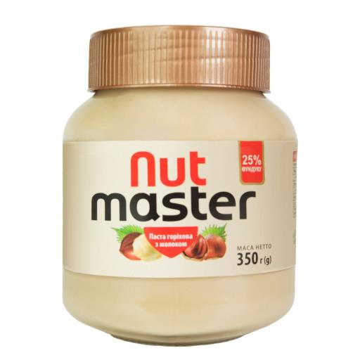 Паста горіхова з молоком 350г TM NUT MASTER