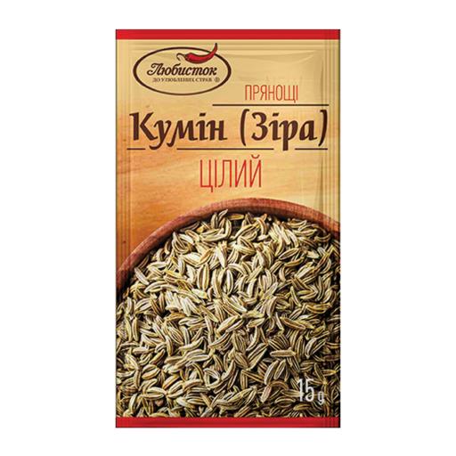 Кумин целый (зира) Любисток 15г