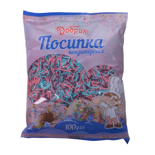 Посыпка кондитерская классическая "Палочка №20" 100г ТМ Добрик