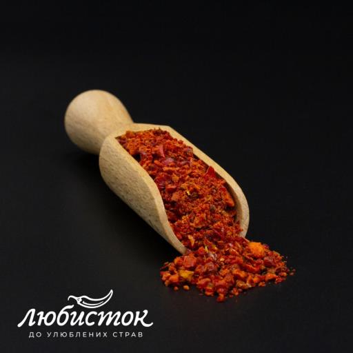 Паприка красная кусочками 3*3 10кг ТМ Любисток